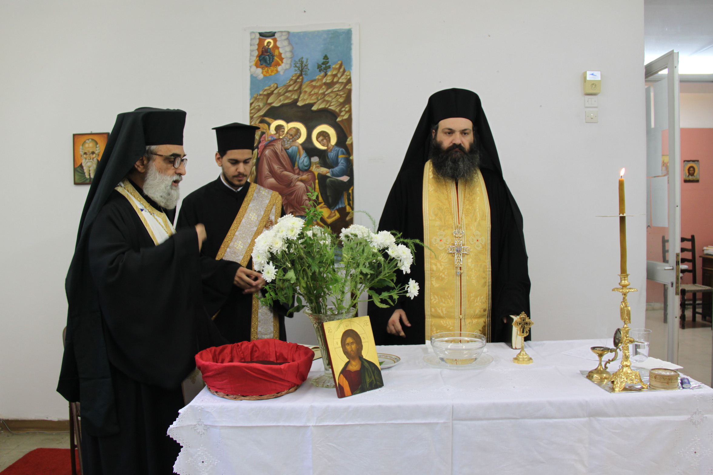 Αγιασμός έναρξης στην Σχολή Βυζαντινής Αγιογραφίας