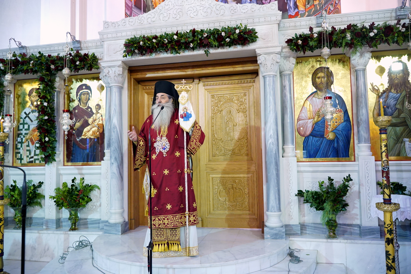 Η εορτή του Αγίου Ελευθερίου στην Ιερά Μητρόπολη Πειραιώς.