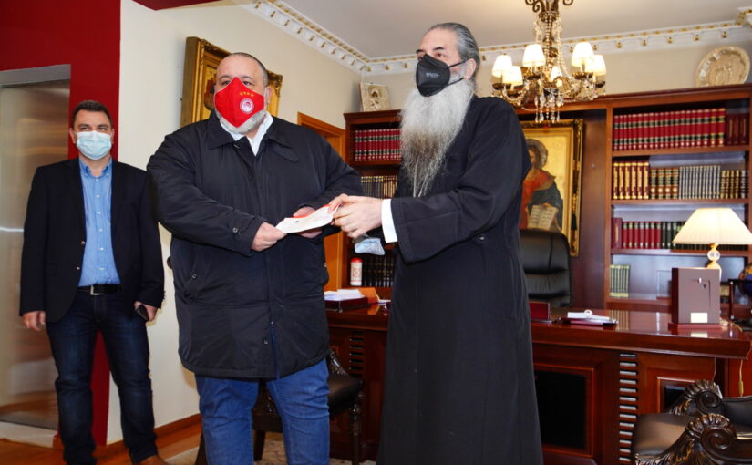 Ενίσχυση του φιλοπτώχου ταμείου της Ι.Μητροπόλεως Πειραιώς από την ΠΑΕ Ολυμπιακός.