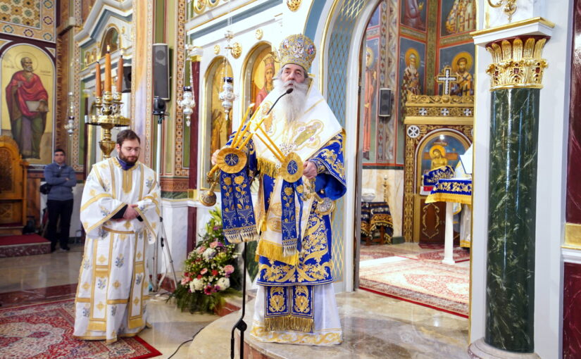 Η μεγάλη εορτή του Ευαγγελισμού της Υπεραγίας Θεοτόκου στην Ιερά Μητρόπολη Πειραιώς.