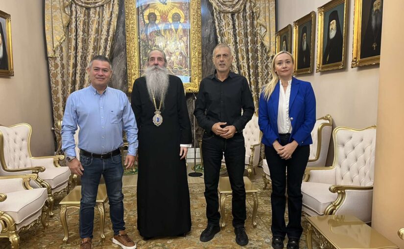 Επίσκεψη του Δημάρχου Πειραιά Γιάννη Μώραλη στον Σεβασμιώτατο Μητροπολίτη Πειραιώς κ.Σεραφείμ.