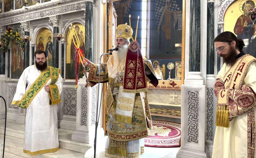 Μητροπολίτης Πειραιώς: Οι Άγιοι Κοσμάς και Δαμιανός όλα τα οφείλουν στην Αγία τους μητέρα, την Θεοδότη, που ήξερε να οριοθετεί τις αξίες του βίου.