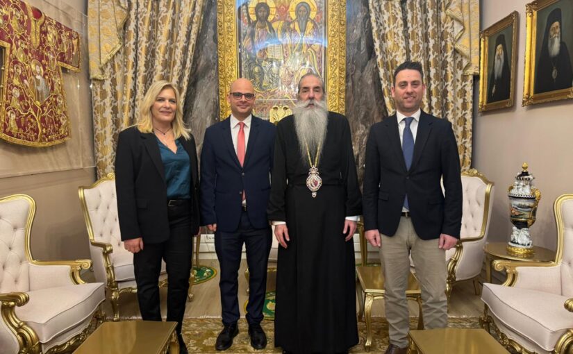 Επίσκεψη του Δ. Σ. της Ένωσης Αστυνομικών Υπαλλήλων Πειραιά, στον Σεβασμιώτατο Μητροπολίτη Πειραιώς κ. Σεραφείμ.