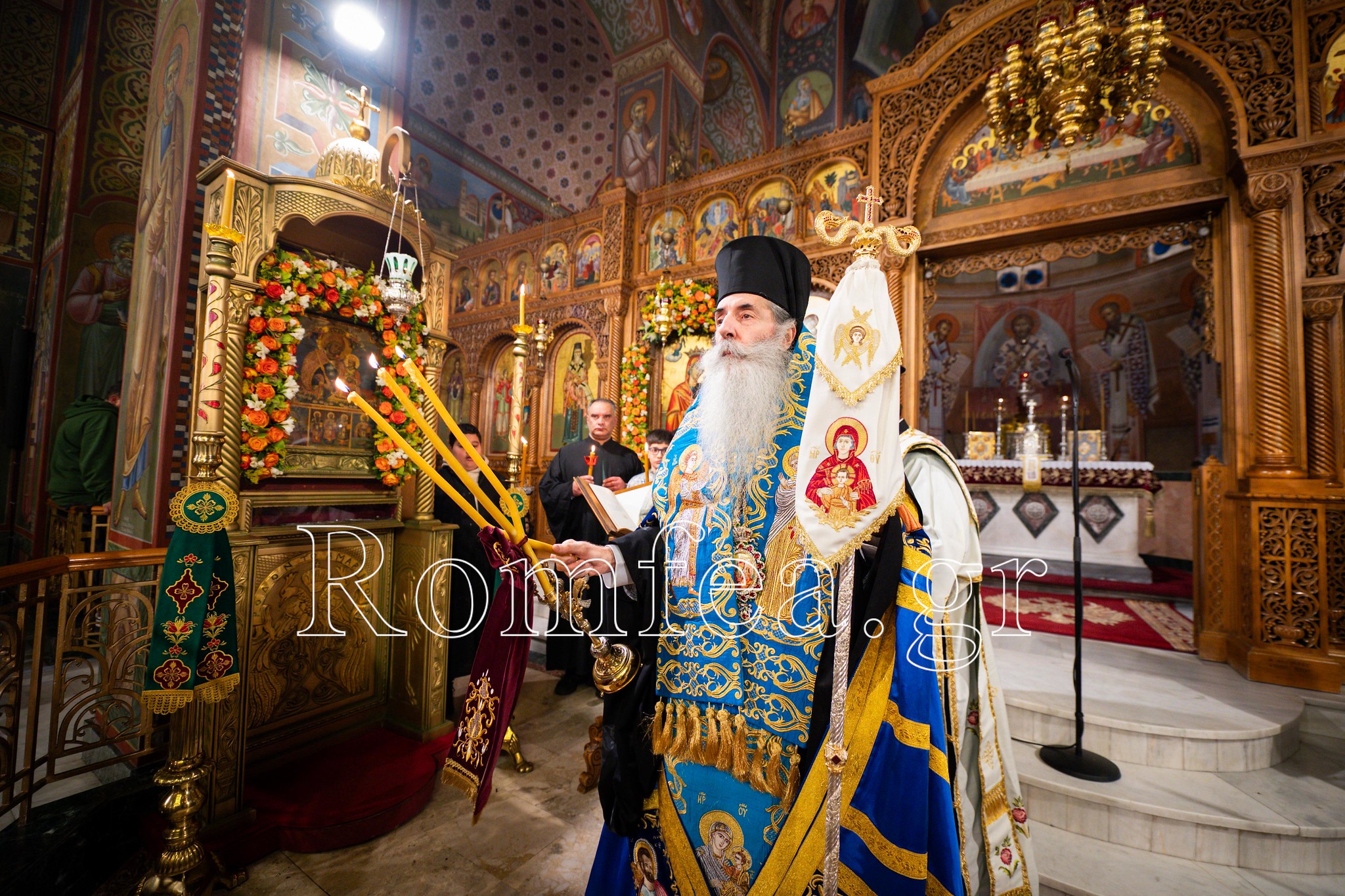 Ο Ακάθιστος Ύμνος στην Παναγία «Ρόδον το Αμάραντον» Πειραιώς