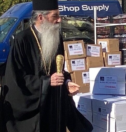 Επίσκεψη του Σεβασμιωτάτου σε Ενοριακούς Ναούς εν όψει των πασχαλινών Δεμάτων Αγάπης.