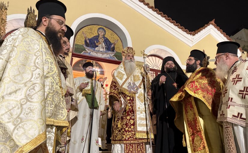 Μητροπολίτης Πειραιώς: «Να έχουμε πάντοτε στη ζωή μας τη συνείδηση ότι είμαστε τα παιδιά της Παναγίας».