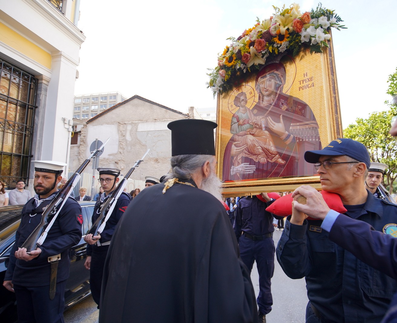 Επέτειος Ενθρονίσεως Ι. Εικόνος Παναγίας Τριχερούσας στον Μητρ. Ι. Ν. Αγ. Κωνσταντίνου και Ελένης Πειραιώς